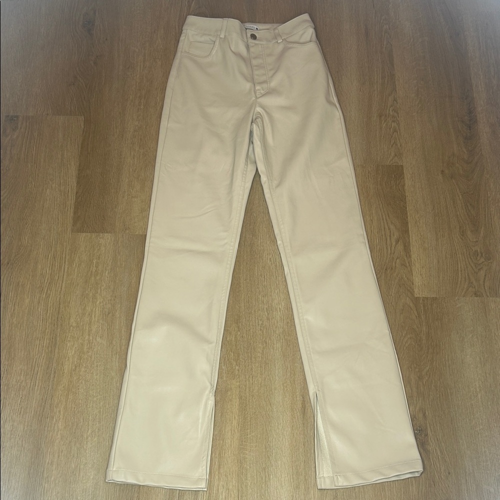 Zara Cream Boot Cut Pants